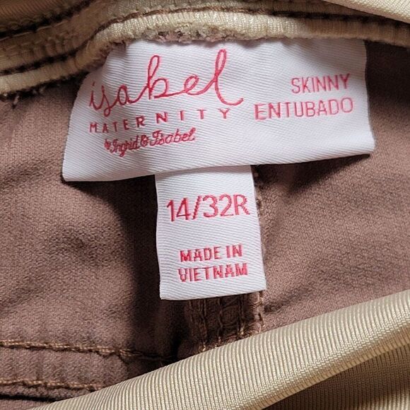 Isabel Maternity Crossover Panel Skinny Jeans Sz 14 - Picture 6 of 14